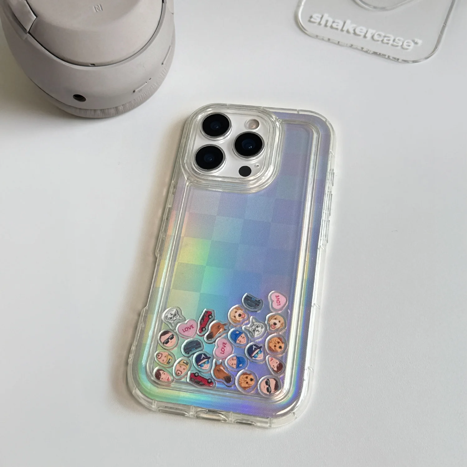 Shaker Case™ with Cotton Candy Grid Case Design - Image 3